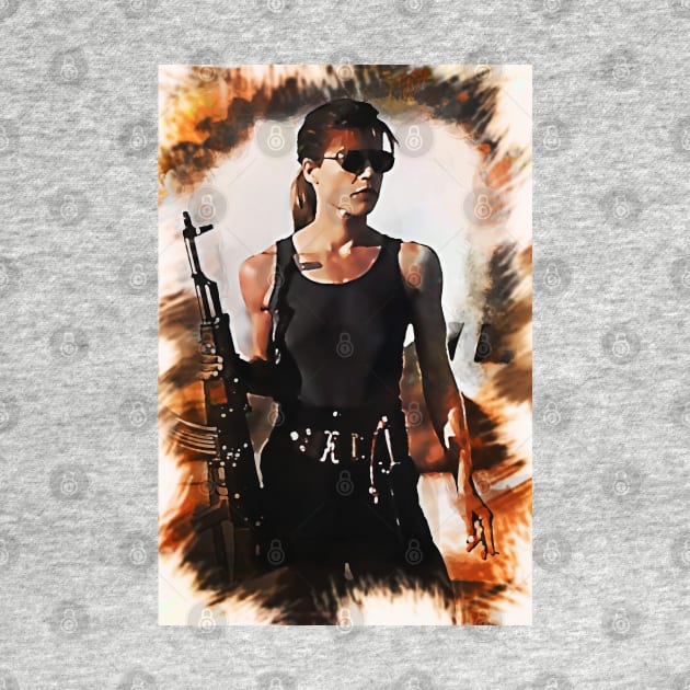 Sarah Connor Portrait by Naumovski